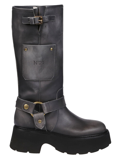 N°21 Boots In Grey