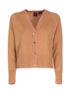 PINKO V-NECK BUTTONED KNITTED CARDIGAN