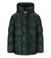 PARAJUMPERS PARAJUMPERS TRIVOR GREEN HOODED DOWN JACKET