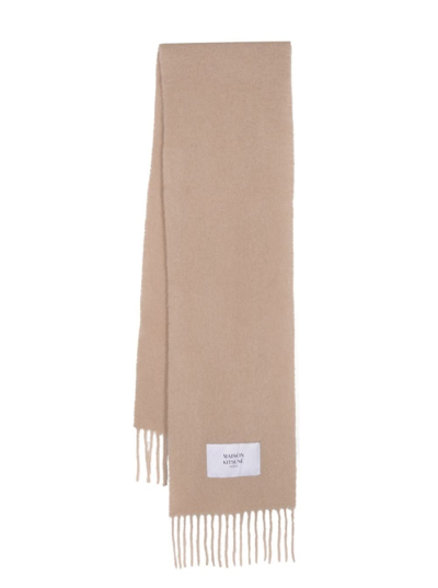 MAISON KITSUNÉ BABY ALPACA PLAIN SCARF