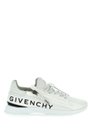 Givenchy Spectre Runner Sneakers In Leather With Zip In White