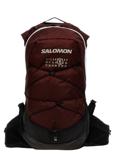 Mm6 Maison Margiela X Salomon Backpack In Bordeaux | ModeSens