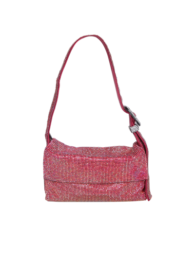 Benedetta Bruzziches Crystal-embellishment Shoulder Bag In Red