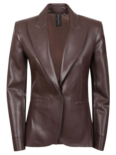 Norma Kamali Blazer In Cioccolato