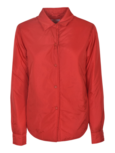 Aspesi Long-sleeved Shirt In Red