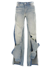 Y/PROJECT HOOK AND EYE JEANS
