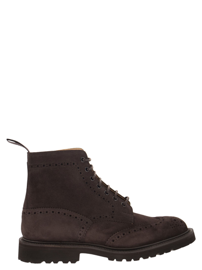 TRICKER'S STOW - SUEDE LACED BOOT