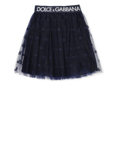 Dolce & Gabbana Kids' Skirt Skirt In Blue