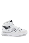 New Balance High-top Sneakers With Perforated Detailing In White