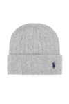 POLO RALPH LAUREN CABLE-KNIT CASHMERE AND WOOL BEANIE HAT