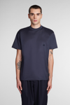 LOW BRAND T-SHIRT IN BLUE COTTON