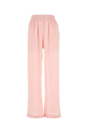 Burberry Ekd Silk Jacquard Wide-leg Trousers In Rosa
