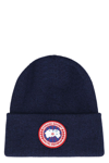 Canada Goose Arctic Disc Toque Wool Beanie In Blue
