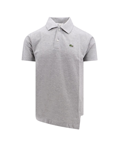 Comme Des Garçons Lacoste Polo Shirt In Grey