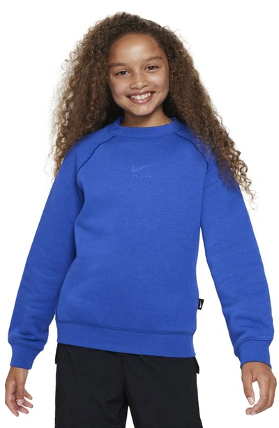 Nike Air Big Kids' Sweatshirt In Blue
