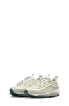 Nike Kids' Air Max 97 Sneaker In Light Iron Ore/phantom/summit White/luminous Green
