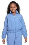 Nike Sportswear Big Kids' (girls') Woven Jacket In Blue