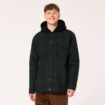 Oakley Bear Cozy Hooded Jacket In Black,green