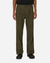 Gr10k Pleat-detailing Cotton Wide-leg Trousers In Green