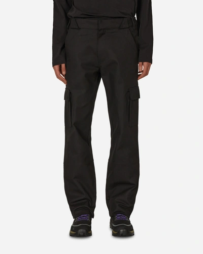 Gr10k Klopman Shank Structured Trousers In Black