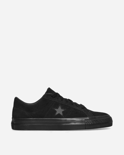 Converse One Star Pro Suede Sneakers In Secret Pines/black/black
