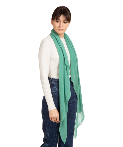 Pin1876 By Botto Giuseppe Cashmere Scarf In Green