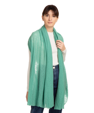 Pin1876 By Botto Giuseppe Cashmere Scarf In Green