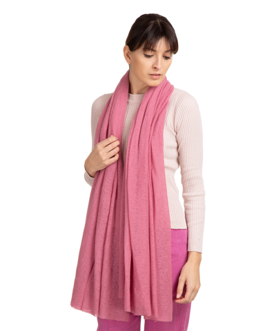 Pin1876 By Botto Giuseppe Cashmere Scarf In Pink