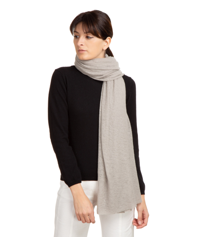 Pin1876 By Botto Giuseppe Cashmere Scarf In Grey