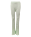 Jil Sander Fully-pleated Flared-leg Trousers In Green