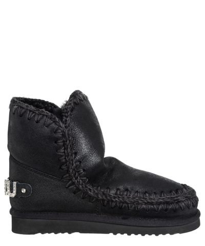 Mou Eskimo 18 Ankle Boots In Negro
