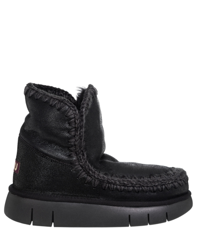 Mou Eskimo 18 Ankle Boots In Black