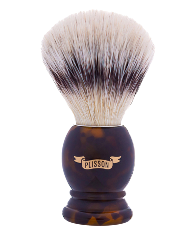 Plisson 1808 Original Shaving Brush High Mountain White Fibre In Brown