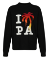 Palm Angels I Love Pa Wool Blend Sweater In Black