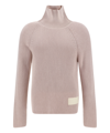 Ami Alexandre Mattiussi Ami Paris Turtleneck Sweater Men In Pink
