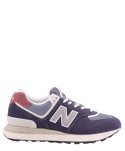 New Balance 574 Suede Sneakers In Blue
