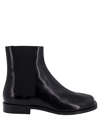 Maison Margiela Black Tabi County Combat High-top Boots In Black