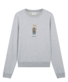 Maison Kitsuné Maison Kitsune Dressed Fox Sweatshirt In Grey