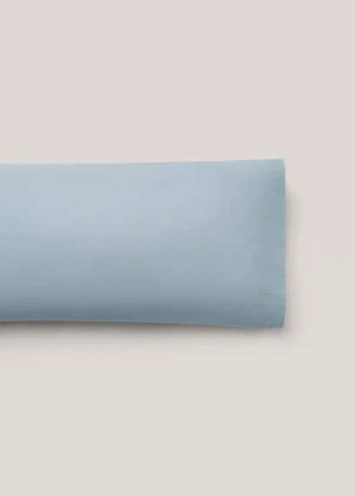 Mango Home Cotton Pillow Case (180 Threads) 45x110cm Aqua Green