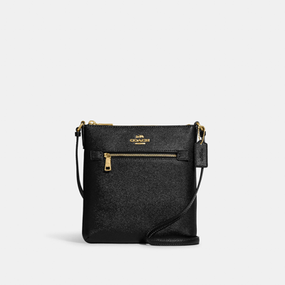 Coach Outlet Mini Rowan File Bag In Black