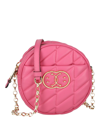 MOSCHINO QUILTED ROUND SHOULDER BAG