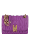 MOSCHINO QUILTED M-LOGO SHOULDER BAG