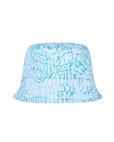 Lanvin Reversible Logo Print Bucket Hat In Blue