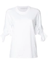 VICTORIA VICTORIA BECKHAM bow cuff T-shirt,JYVV04212189547