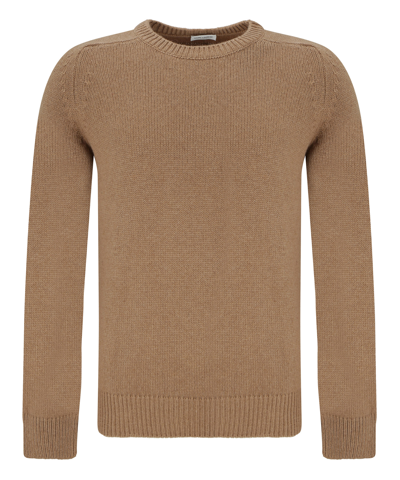 Saint Laurent Sweater In Brown