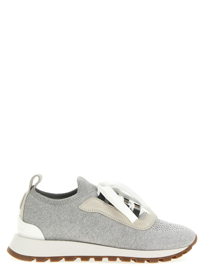 Brunello Cucinelli Monile Sneakers Gray