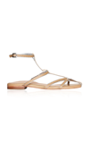 JOHANNA ORTIZ CONQUISTADORA LEATHER SANDALS