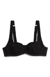 & Other Stories Underwire Bikini Top In Black