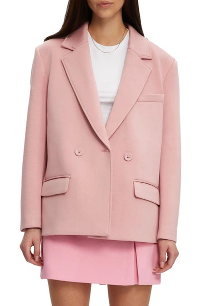 Noize Braunwyn Notch Collar Blazer In Deauville Mauve
