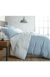 Southshore Fine Linens Modern Geometric Maze In Geometric Maze Blue